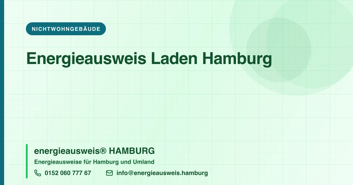 Energieausweis Laden Hamburg, energieausweis® HAMBURG