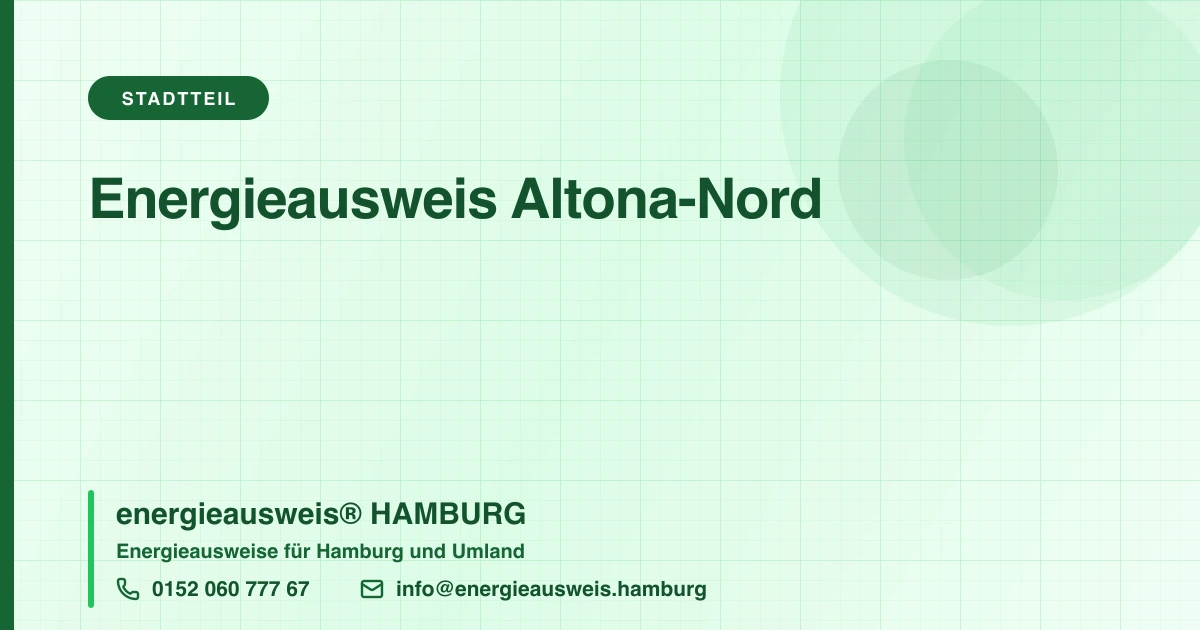 Energieausweis Altona-Nord, energieausweis® HAMBURG