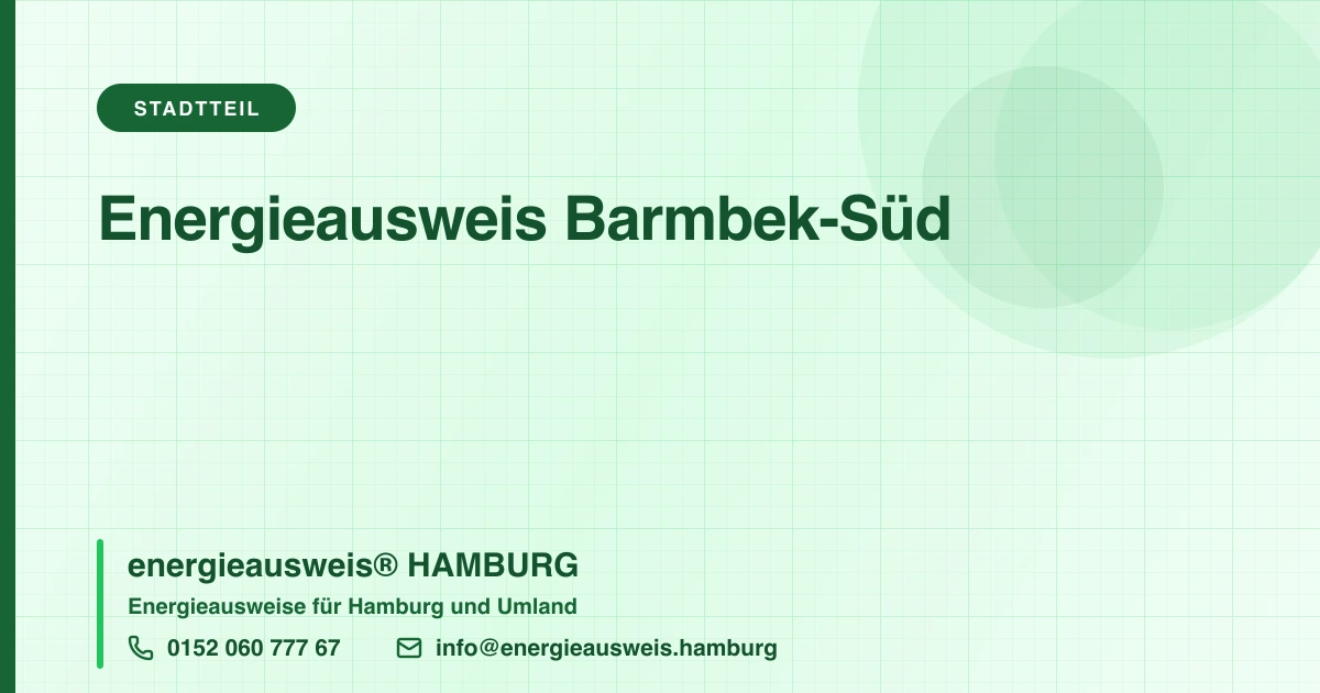 Energieausweis Barmbek-Süd, energieausweis® HAMBURG