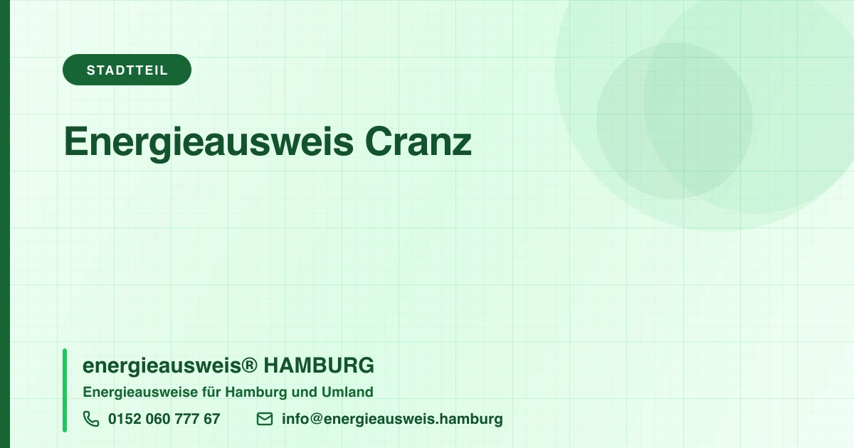 Energieausweis Cranz, energieausweis® HAMBURG