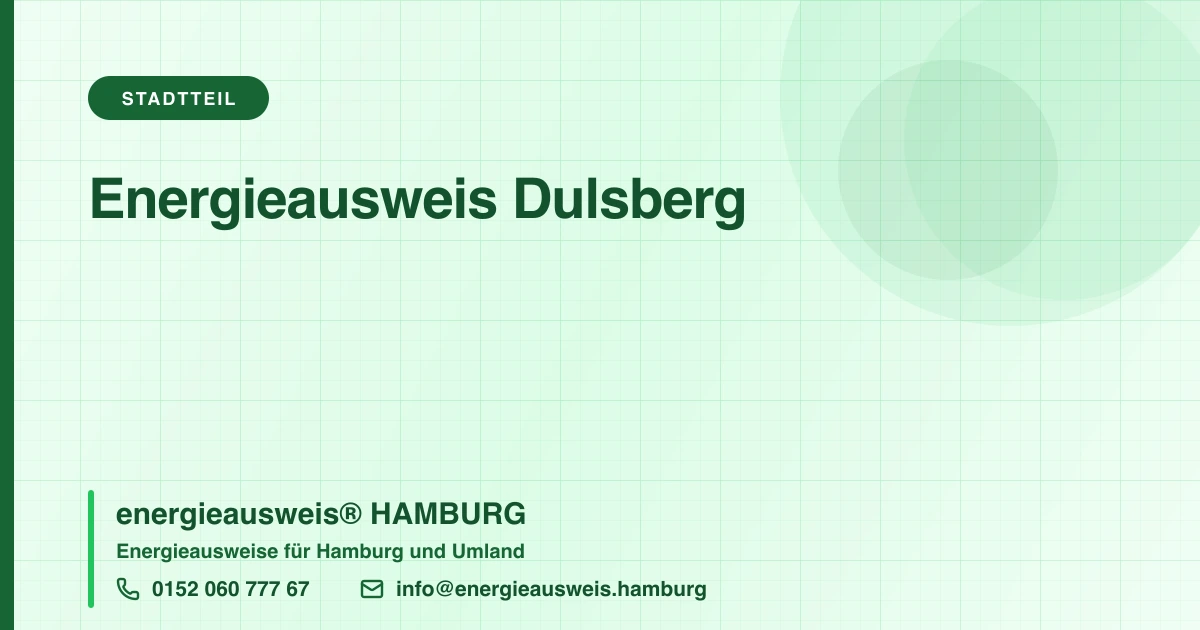 Energieausweis Dulsberg, energieausweis® HAMBURG