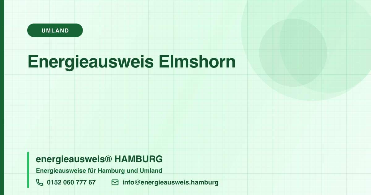 Energieausweis Elmshorn, energieausweis® HAMBURG