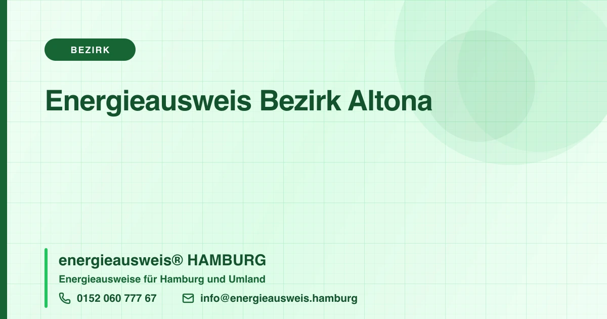 Energieausweis Bezirk Altona, energieausweis® HAMBURG