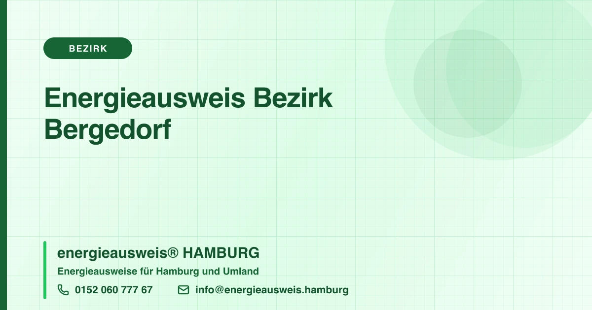 Energieausweis Bezirk Bergedorf, energieausweis® HAMBURG