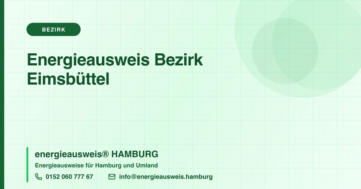 Energieausweis Bezirk Eimsbüttel, energieausweis® HAMBURG