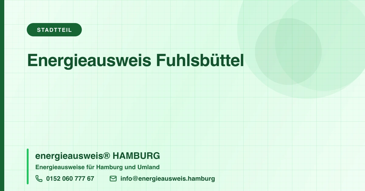 Energieausweis Fuhlsbüttel, energieausweis® HAMBURG
