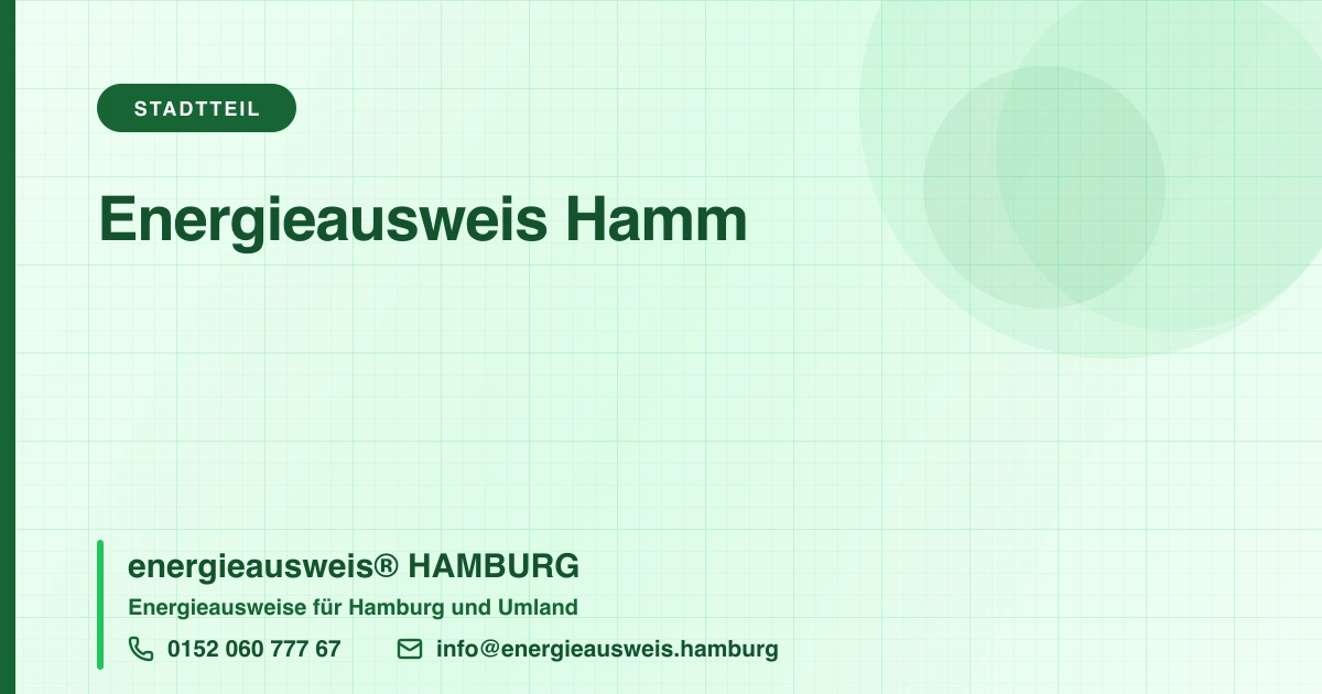 Energieausweis Hamm, energieausweis® HAMBURG
