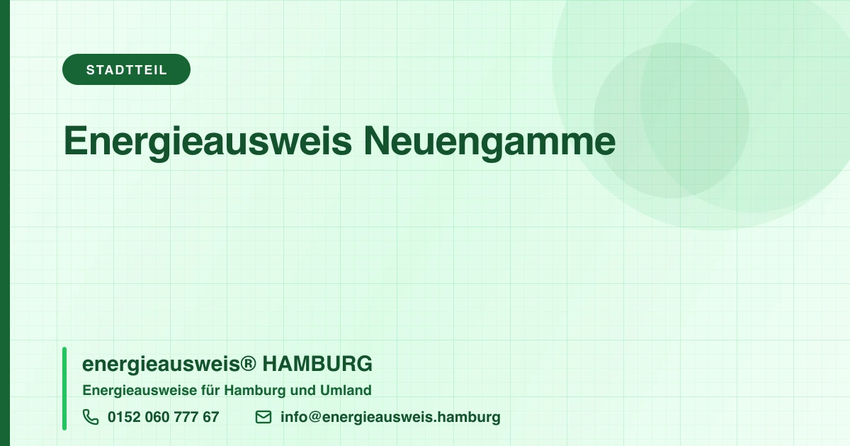 Energieausweis Neuengamme, energieausweis® HAMBURG
