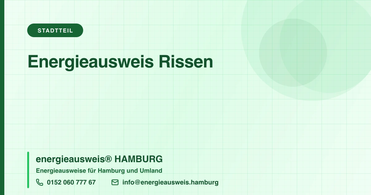 Energieausweis Rissen, energieausweis® HAMBURG