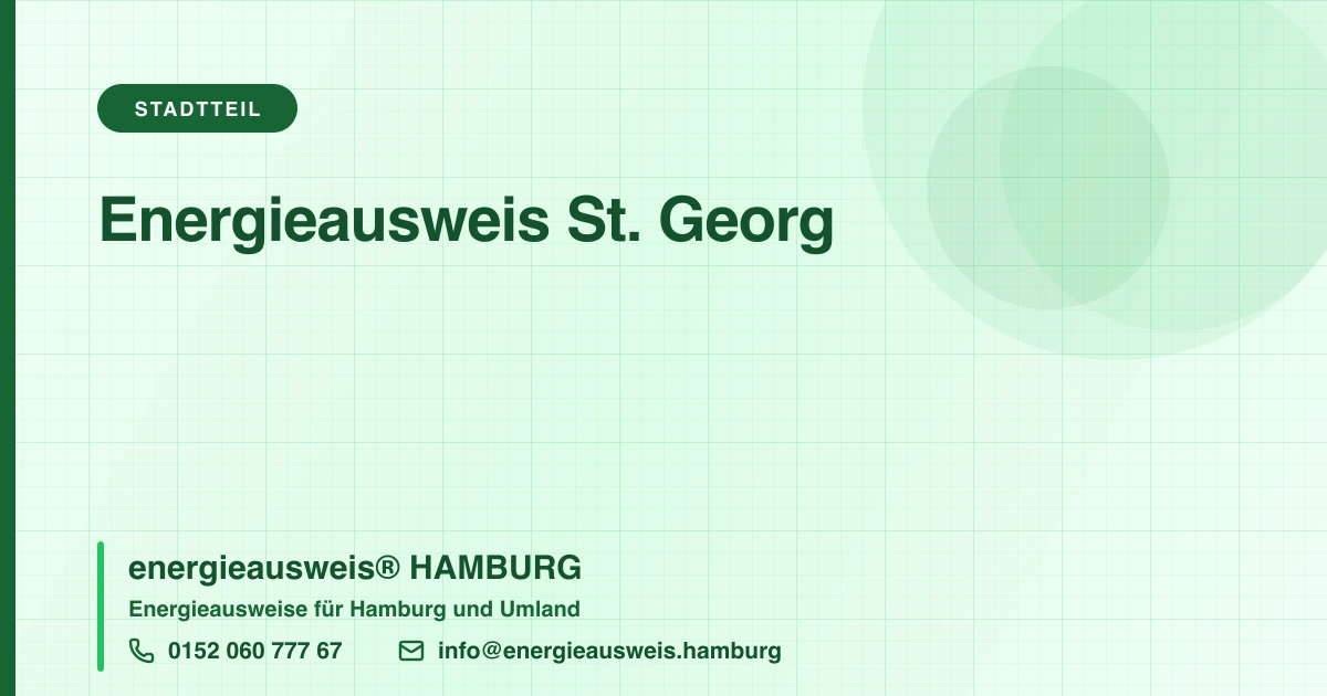 Energieausweis St. Georg, energieausweis® HAMBURG
