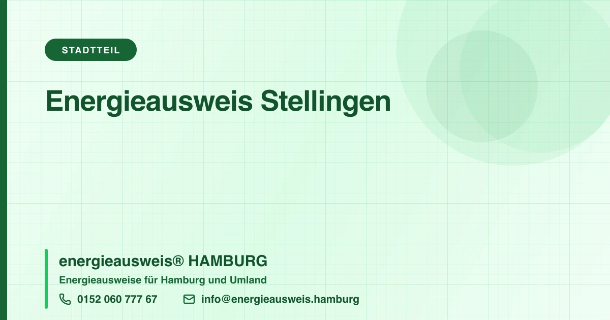 Energieausweis Stellingen, energieausweis® HAMBURG