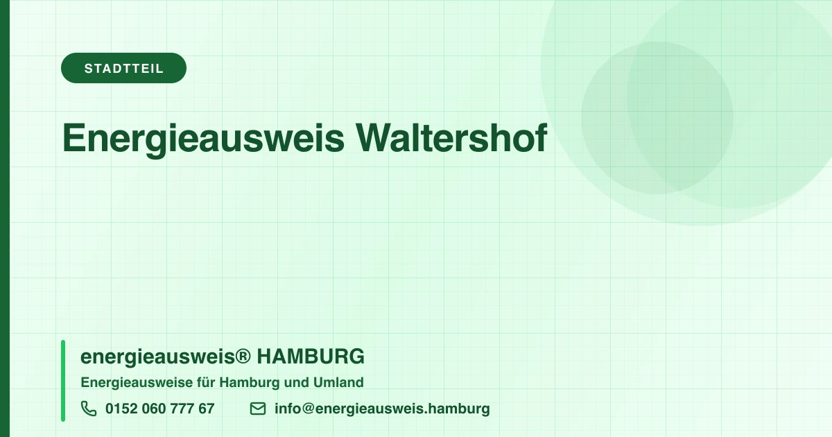 Energieausweis Waltershof, energieausweis® HAMBURG
